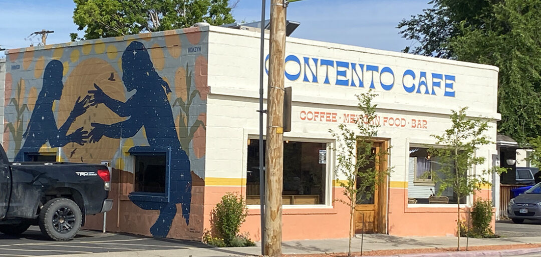 Salt Lake City mural at Contempo Cafe on West Temple.