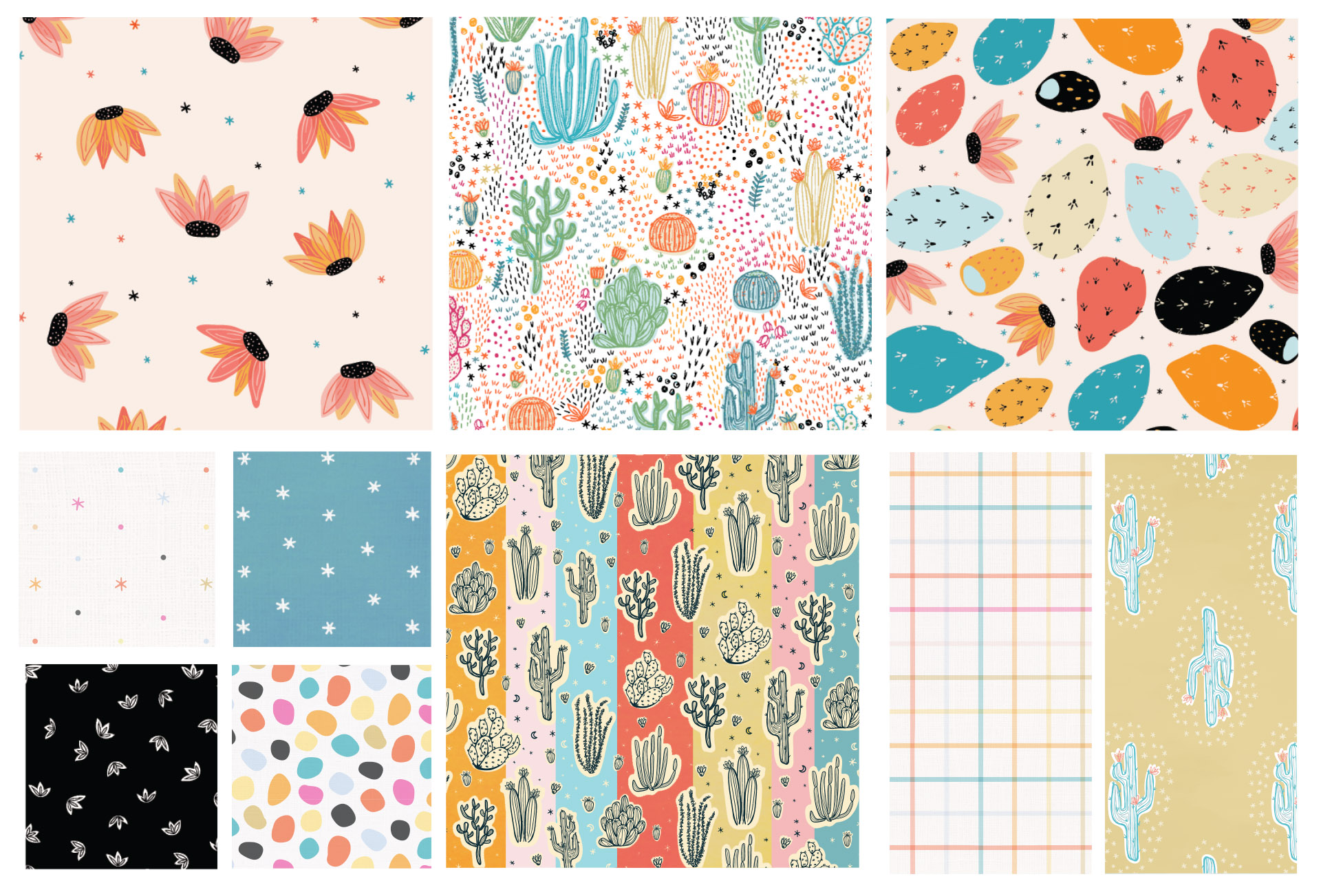 image shows a pattern collection by Alesha Sevy.